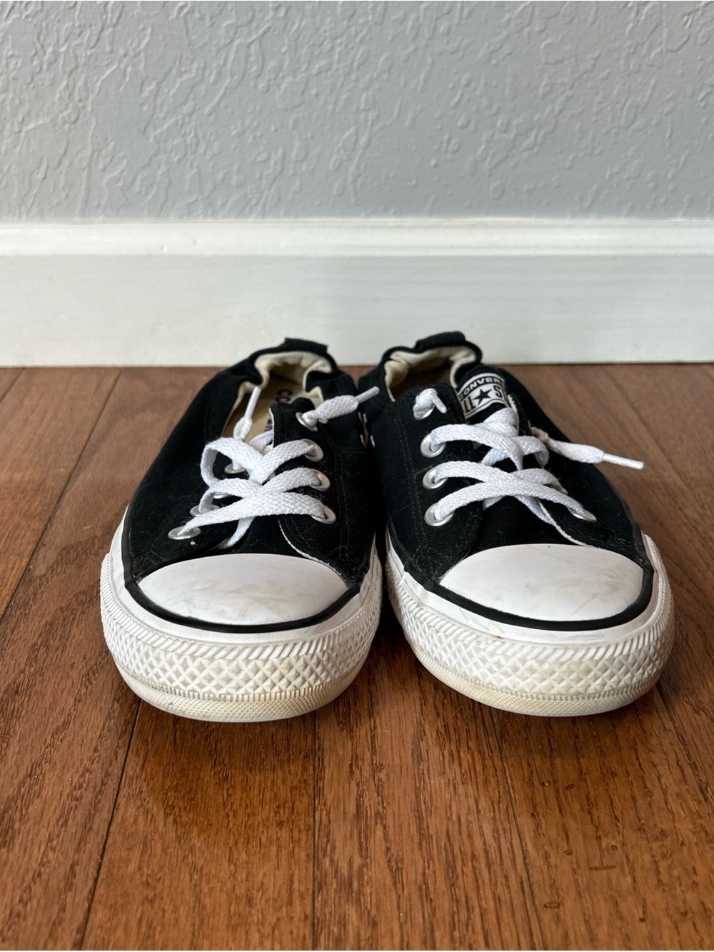 Converse Shoreline Sneakers Slip On Shoes Women’s Size 9 Black - Picture 2 of 9